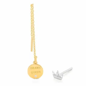 Женские серьги Secrecy 5 cm